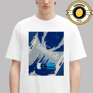 New Poster For Fantastic Four First Steps Only In Cinemas July 25 2025 Unisex T-Shirt