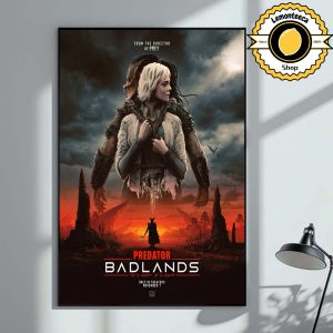 New Poster For Predator Badlands Only In Theaters November 7 2025 Home Decor Poster Canvas