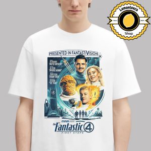 New Poster For The Fantastic Four First Steps Only In Cinemas July 2025 Unisex T-Shirt