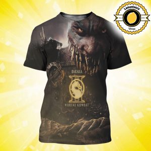New Posters For Mortal Kombat 2 Cover Character Baraka Only In Theaters October 24 2025 All Over Print Shirt