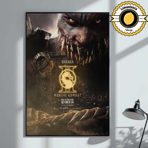 New Posters For Mortal Kombat 2 Cover Character Baraka Only In Theaters October 24 2025 Home Decor Poster Canvas