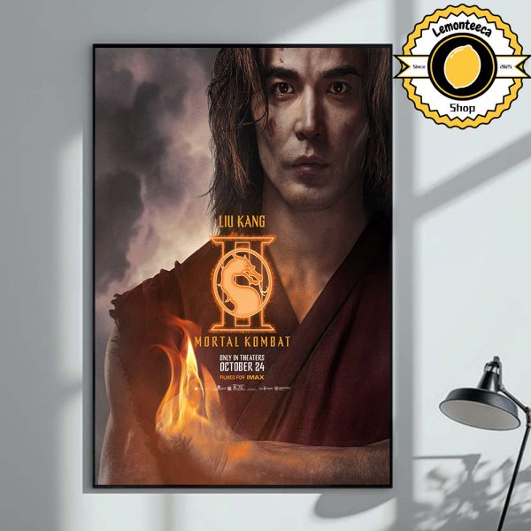 New Posters For Mortal Kombat 2 Cover Character Liu Kang Only In Theaters October 24 2025 Home Decor Poster Canvas