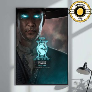 New Posters For Mortal Kombat 2 Cover Character Raiden Only In Theaters October 24 2025 Home Decor Poster Canvas