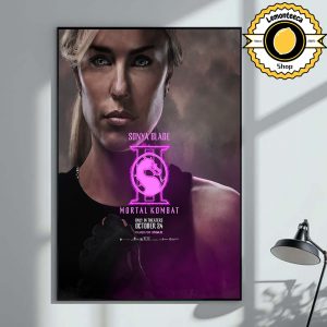 New Posters For Mortal Kombat 2 Cover Character Sonya Blade Only In Theaters October 24 2025 Home Decor Poster Canvas