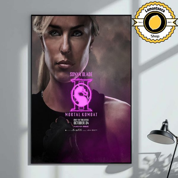 New Posters For Mortal Kombat 2 Cover Character Sonya Blade Only In Theaters October 24 2025 Home Decor Poster Canvas