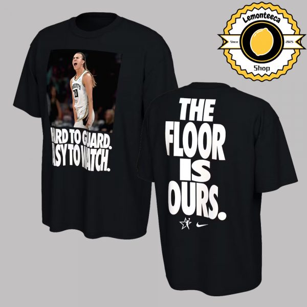 Nike Sabrina Ionescu New York Liberty 2025 WNBA All Star Game Player The Floor Is Ours Two Sided Unisex T-Shirt