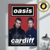 Oasis Live 25 Official Poster For Dardiff Wales At Principality Stadium On July 5th 2025 Home Decor Poster Canvas
