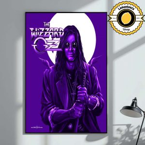 Ozzy Osbourne The Wizzard OZ Prince Of Darkness Home Decor Poster Canvas