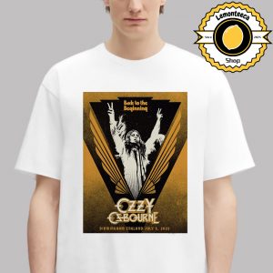 Ozzy Ozbourne Back To The Beginning At Villa Park in Aston In Birmingham England On July 5 2025 Unisex T-Shirt