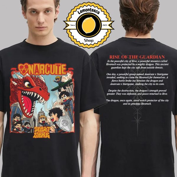 Rockamination Festival 2025 Merchandise Tee Anarcute X Startgame At Stadion Wilis In Madiun On July 12th 13th 2025 Two Sided Unisex T-Shirt