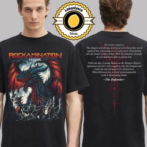 Rockamination Festival 2025 Merchandise Tee At Stadion Wilis In Madiun On July 12th 13th 2025 Two Sided Unisex T-Shirt