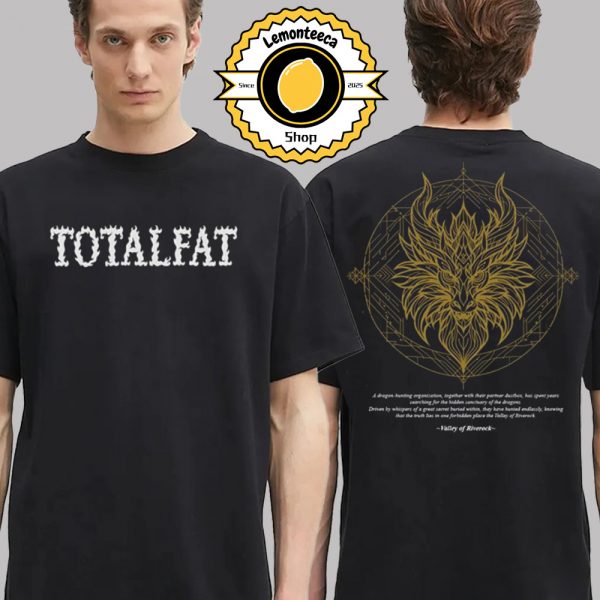 Rockamination Festival 2025 Merchandise Tee Totalfat At Stadion Wilis In Madiun On July 12th 13th 2025 Two Sided Unisex T-Shirt