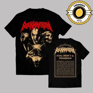 Rockmaraton Festival 2025 Merch Tee Heroes At Szalki-sziget In Dunaújváros Hungary On July 2-5 2025 Two Sided Unisex T-Shirt
