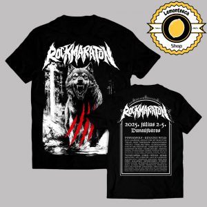 Rockmaraton Festival 2025 Merch Tee Red Claw At Szalki-sziget In Dunaújváros Hungary On July 2-5 2025 Two Sided Unisex T-Shirt