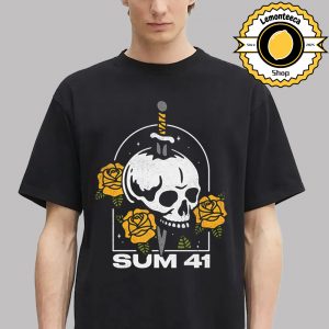 Sum 41 Merch Tee 2025 Summer Capsule Skull And Roses Unisex T-Shirt