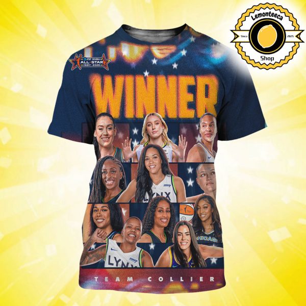 Team Collier Are 2025 WNBA All Star Champions All Over Print Shirt