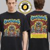 The Offspring Supercharged Worldwide North American Tour 2025 Merch Tee Mohawk Skull 2025 Tour Two Sided Unisex T-Shirt