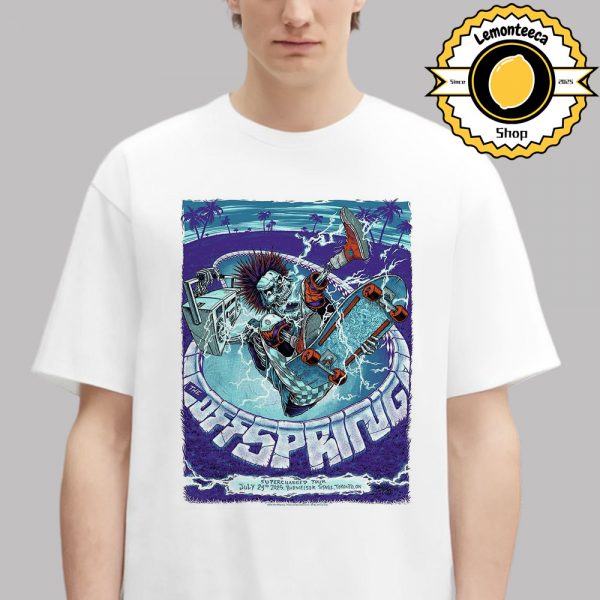 The Offspring Supercharged Worldwide North American Tour 2025 In Toronto ON At Budweiser Stage On July 23rd 2025 Unisex T-Shirt
