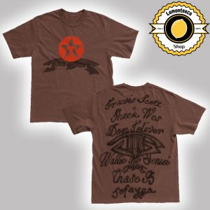 Travis Scott Cartus Jack Jackboys 2 Brown Unisex T-Shirt