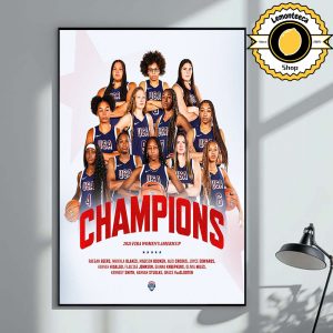 United States Women’s National Basketball Team Are 2025 Fiba Women’s Americup Champions Gold Medalists Home Decor Poster Canvas