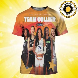 WNBA All Star Champions 2025 Are Team Collier All Over Print Shirt