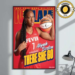 WSlam ASW 25 Cover Poster Aliyah Boston There She Go Indy 2025 WNBA All Star Home Decor Poster Canvas