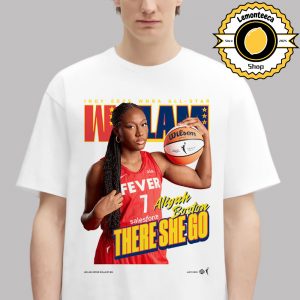 WSlam ASW 25 Cover Tee Aliyah Boston There She Go Indy 2025 WNBA All Star Unisex T-Shirt