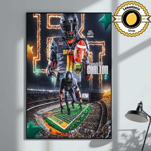 Welcome Jamarion Carlton Committed To Baylor Bears Football Big 12 Conference Elite 2026 EDGE Home Decor Poster Canvas