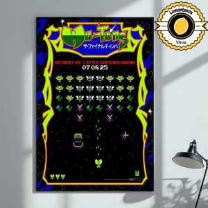 Wu Tang Clan Event Poster At Little Caesars Arena In Detroit MI On July 8th 2025 Home Decor Poster Canvas