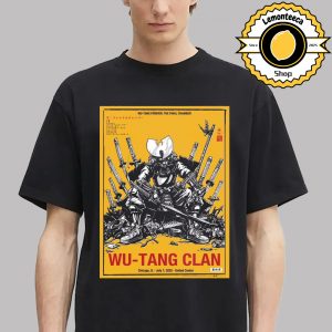 Wu Tang Clan Event Poster In Chicago IL At United Center On July 7 2025 Unisex T-Shirt