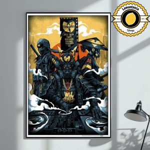 Wu Tang Clan New York City 2025 Merchandise Poster At Madison Square Garden In New York City On July 16th 2025 Home Decor Poster Canvas