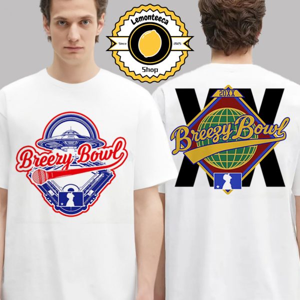 Breezy Bowl XX Chris Brown Stadium World Tour 2025 20 Year Of Chris Brown Merch Tee Breezy Bowl XX Home Run In Detroit MI On August 7 8 2025 Two Sided Unisex T-Shirt