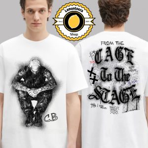 Breezy Bowl XX Chris Brown Stadium World Tour 2025 20 Year Of Chris Brown Merch Tee Cage To The Stage Two Sided Unisex T-Shirt