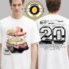 Breezy Bowl XX Chris Brown Stadium World Tour 2025 20 Year Of Chris Brown Merch Tee Breezy Bowl Scribble Schedule Two Sided Unisex T-Shirt