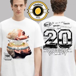Breezy Bowl XX Chris Brown Stadium World Tour 2025 20 Year Of Chris Brown Merch Tee Chris Brown Mastermind Two Sided Unisex T-Shirt