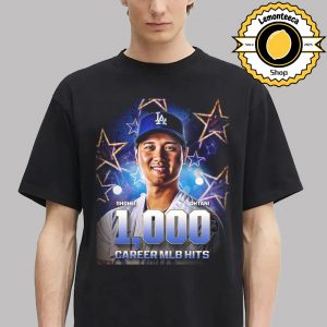 Congratulations To Shohei Ohtani Los Angeles Dodgers Reach 1000 Major League hits MLB 2025 Unisex T-Shirt