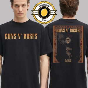 Guns N Roses Event Poster In Wacken Germany At Wacken Open Air On July 31 2025 Two Sided Unisex T-Shirt