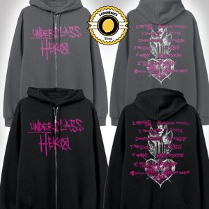 Sum 41 18 Year Anniversary Underclass Hero Anniversary Tracklist Unisex Zip Hoodie