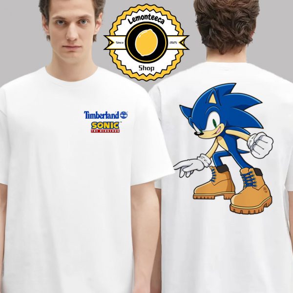 Timberland X Sonic The Hedgehog 2025 Graphic Two Sided Unisex T-Shirt