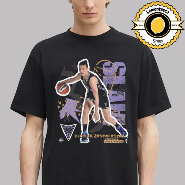 WSlam Cover Tee Cecilia Zandalasini Golden State Valkyries WNBA Unisex T-Shirt