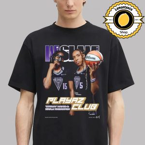 WSlam Cover Tee Tiffany Hayes And Kayla Thornton Playaz Club Golden State Valkyries WNBA Unisex T-Shirt