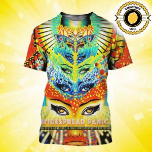 Widespread Panic Event Poster In Indianapolis IN At The Everwise Amphitheater At White River State On August 8th And 9th 2025 All Over Print Shirt