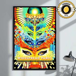 Widespread Panic Event Poster In Indianapolis IN At The Everwise Amphitheater At White River State On August 8th And 9th 2025 Home Decor Poster Canvas